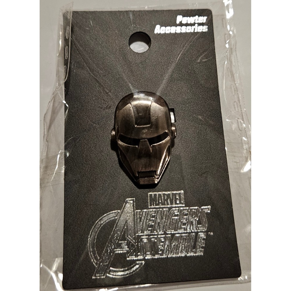 Marvel‎ Avengers Assemble Iron Man Pewter Accessories Pin NEW